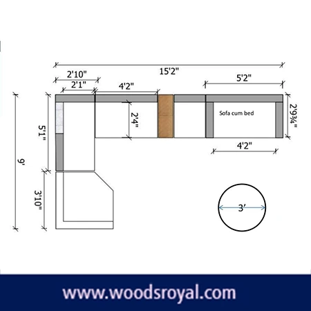 Woods Royal - vastu Compass Image