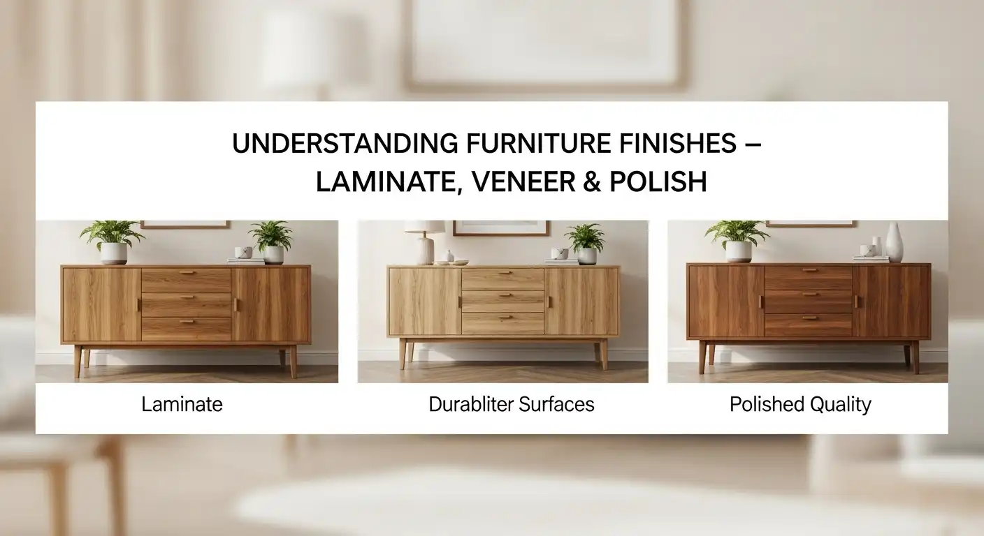 baner Furniture Finishes – Laminate, Veneer & Polish