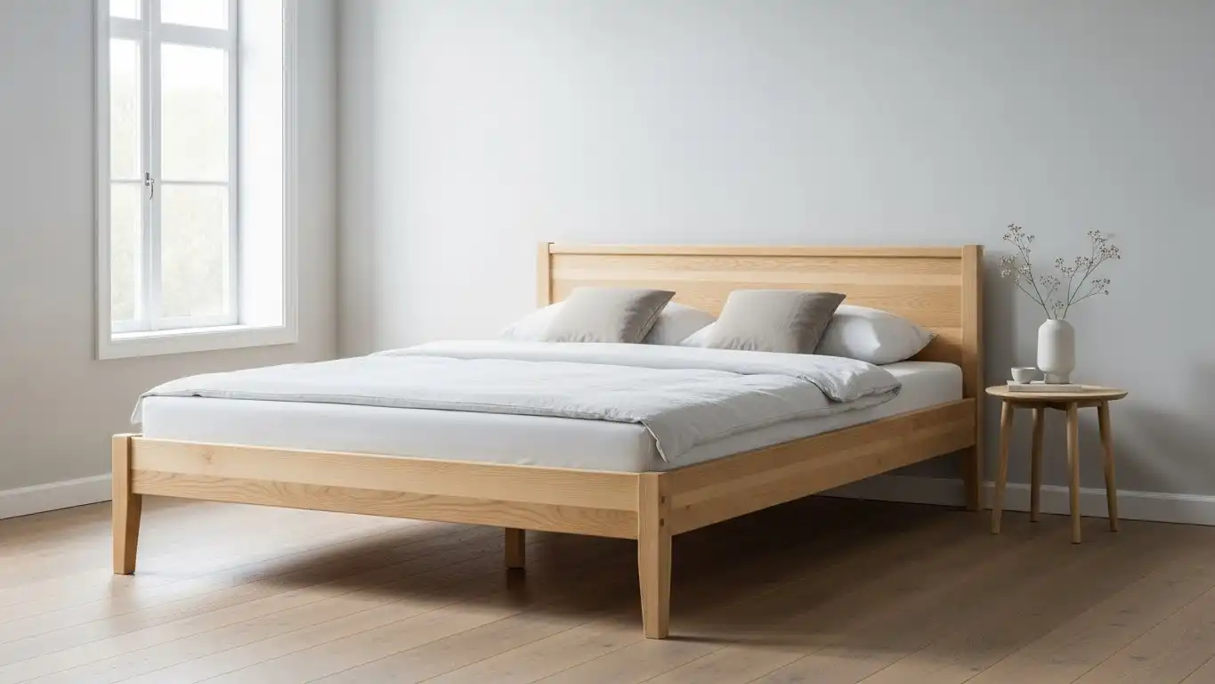 Minimalist Solid Wood Beds