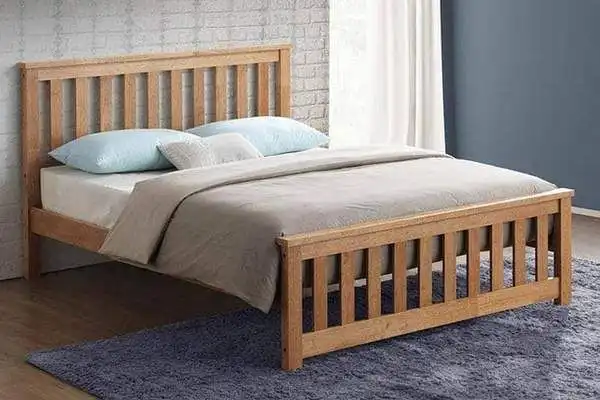 Solid Wood Bed manufactured in Bangalore