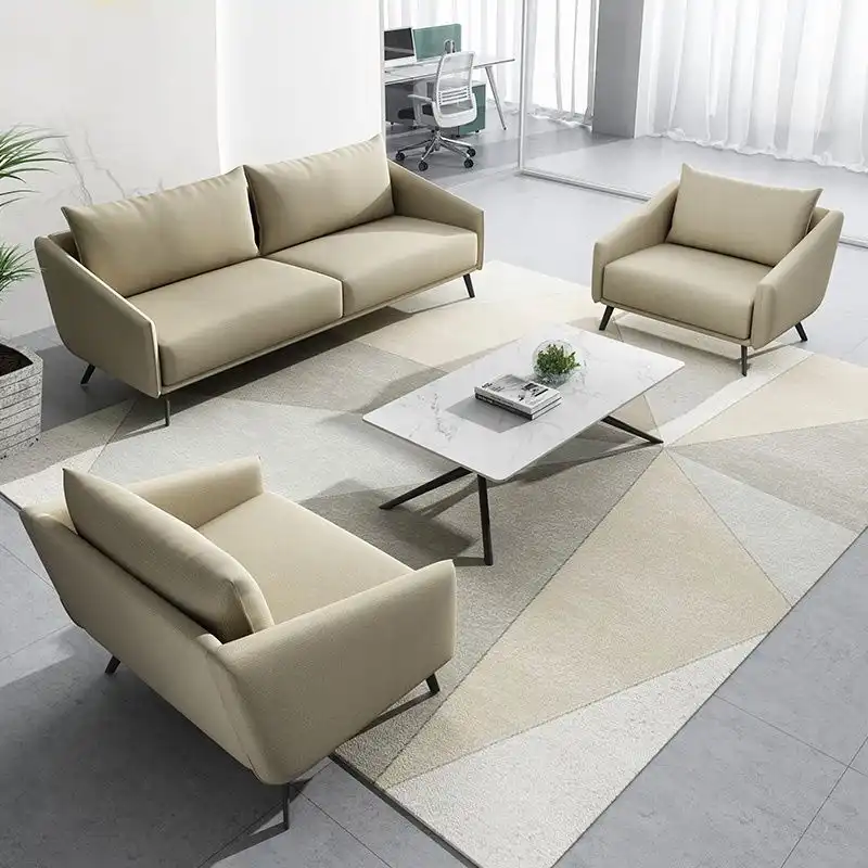 Custom office sofa design manufactured by WoodsRoyal in Bengaluru