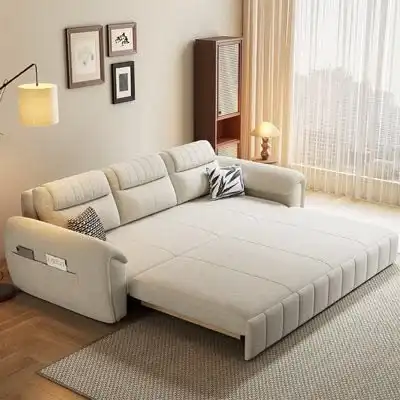 Custom sofa cum bed manufactured by WoodsRoyal in Bengaluru