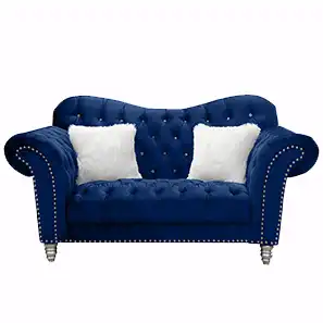 Navy Blue - Chester Love Seat | 30% Off on all items Woods Royal