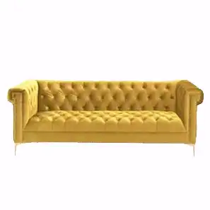 Chesterfield 3 seater Sofa - Yellow Lime | 30% Off on all items Woods Royal