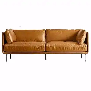 Emilis Chaise - 3 Seater Leatherette Sofa - Woods Royal