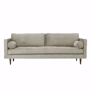 Piper 3 Seater - Light Grey Sofa - Woods Royal