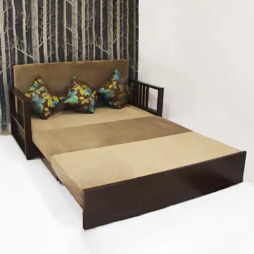 Wooden Sofa Bed in teak Wood - Woods Royal - Woods Royal